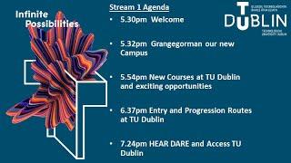 TU Dublin Open Day 22.04.21 Stream 1