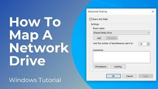 How To Map A Network Drive In Windows 10