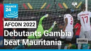 AFCON 2022: Jallow strikes as Gambia make winning debut • FRANCE 24 English