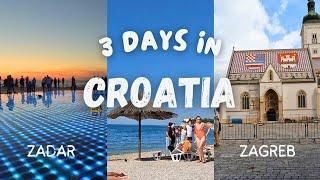 3 Days Croatia Itinerary | Zagreb and Zadar [4K] | Europe Trip