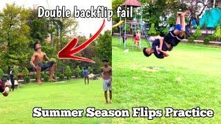 Summer Session Flips Practice | Nagpur Flipper | Flips / tricking / Tumbling