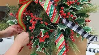 Dee's Big Retirement Sale! How to Make a Christmas Wreath