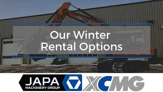 Winter Rental Options - JAPA Machinery | Heavy Equipment Rentals/Sales in Edmonton | 780-962-5272