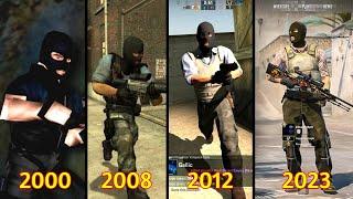 Evolution of Counter Strike Games (2000~2023)