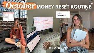 Budget with me for October! My end of month money routine to reset my finances