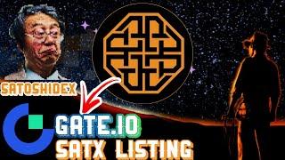 SATOSHIDEX token (SATX) listing announced - Nov.7th on Gate.io