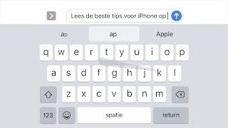 QuickPath veegtoetsenbord gebruiken op iPhone en iPad