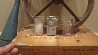 MORE 10 oz BARS- Engelhard, Johnson Matthey, A-Mark 10 oz Silver Bars