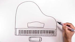 Learn to draw a Grand Piano