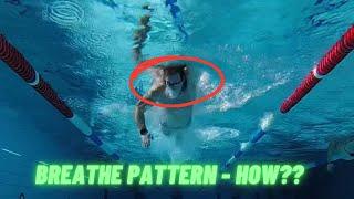 What is the correct breathing patter in freestyle swimming? Really! #swimming