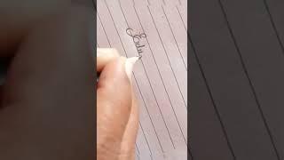 Handwriting practice using pencil | Handwriting# Cursivewriting