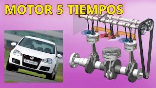 El motor de 5 tiempos con inyeccion de agua // Probado en Golf MK5 