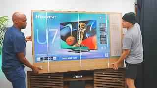 Hisense U7N 144Hz TV Unboxing And Game Play! It Supports Everything