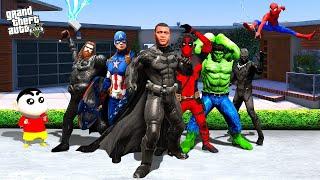 Franklin & Shinchan Create the NEW AVENGERS Gang in GTA 5! ‍️