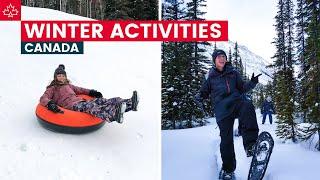 Canada in the Winter: Having FUN with these WINTER ACTIVITIES