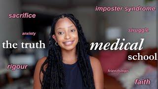 the truth about medical school| pass/fail, sacrifice, imposter syndrome #premed #advicevideo