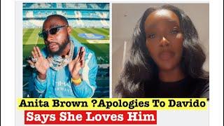 Anita Brown Apologises To Davido? And She Publicly Announces That She Loves Him