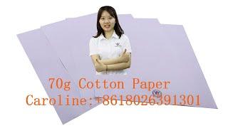 70g 75% Cotton 25% Linen Paper