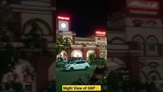 POV: Night view of GKP railway station #Railwaystation #Gkp #short #viral @shivamsharama9741