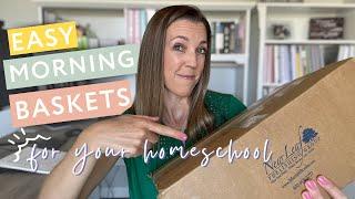 NEW HOMESCHOOL ROUTINE PREP | Easy Homeschool Morning Basket + My Planning Thought Process