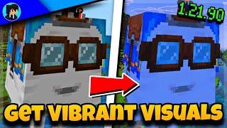 How to ACTIVATE VIBRANT VISUALS in Minecraft Bedrock 1.21.90!