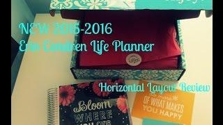 2015-2016 Erin Condren Life Planner | Horizontal Layout Review