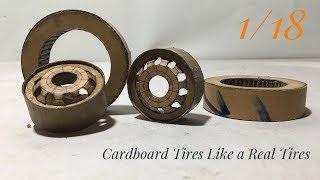 How to Make Remote Control Off Road Tires Truck Cardboard Sample