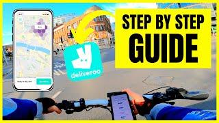 How to DELIVER your FIRST Deliveroo order! Beginner App Tutorial