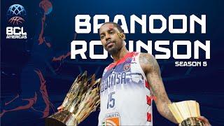 Good job done by Brandon Robinson in season 5  | Basketball Champions League Americas