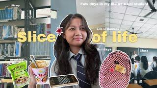 Slice of lifeྀི⋆⭒˚| few *realistic* days in my life as a uni student₊⁺| ADBU | life in India⊹ ࣪ ˖