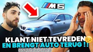 Klant NIET tevreden en brengt auto terug !!