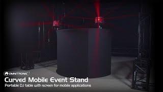 OMNITRONIC Curved Mobile Event Stand