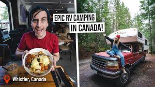 We Found INCREDIBLE RV Camping in CANADA! - Exploring Whistler & Bungee Jumping 