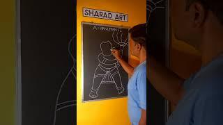 A = hanuman ji drawing #drawing #art #shorts #shortvideo #hanuman