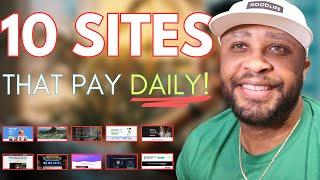 10 Work From Home Websites That Will Pay You DAILY! (For Beginners.)