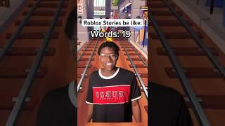 Roblox Stories be like: #roblox #robloxgamer #robloxmemes #robloxshorts #robloxstory