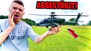 Ich stürze mit neuem APACHE MILITÄR HELIKOPTER ab... Was ist passiert? - Yu Xiang F11 im Test