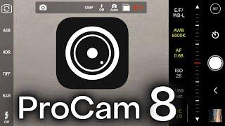 BEST CAMERA APP for iPhone [ProCam 8] (2022)