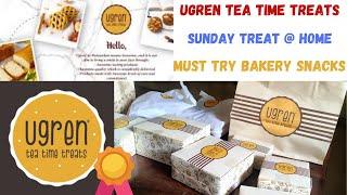 Ugren Tea Time Treats Bakery review | Our Sunday treat | Must try Puffs, pies, brownies, cakes Yummy