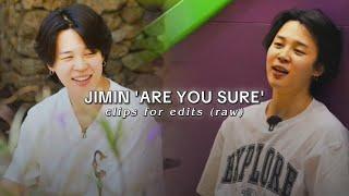 JIMIN - Are you sure clips for edits pt.2 (raw)