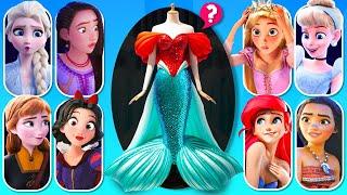  Guess the Character by Crown, Dress & Shoe #4 | Princess Disney Character Quiz, Disney Song