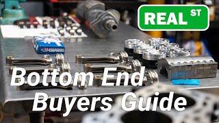 Bottom End Buyers Guide - How to Choose the RIGHT Pistons Rods Bearings Studs Gaskets Cranks Sleeves