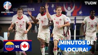 ¡CANADÁ ANOTA EN MINUTOS DE LOCURA! | Venezuela vs Canadá | Copa América 2024 - 4tos | TUDN