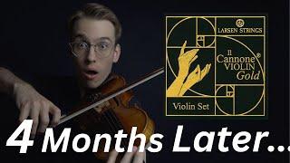 Il Cannone Gold Violin Strings - THE TRUTH after 4 months