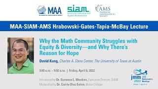 David Kung-Why the math community struggles with equity & diversity and why there's reason for hope