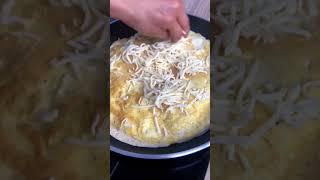 Wrap omelette pour un déjeuner rapide et facile