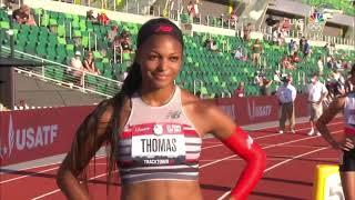 Women's 200 Metres Final | 2021 U.S. Olympic Track and Field Trials