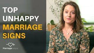 Top 3 Unhappy Marriage Signs - Painful But Noteworthy