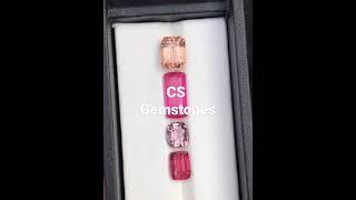 Beautiful faceted Tourmaline 100% Real Gemstones