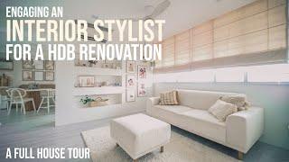 Visiting our friend who engaged an Interior Stylist for HDB renovation | A Full House Tour